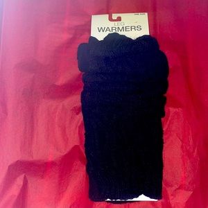 Mixit black leg warmers